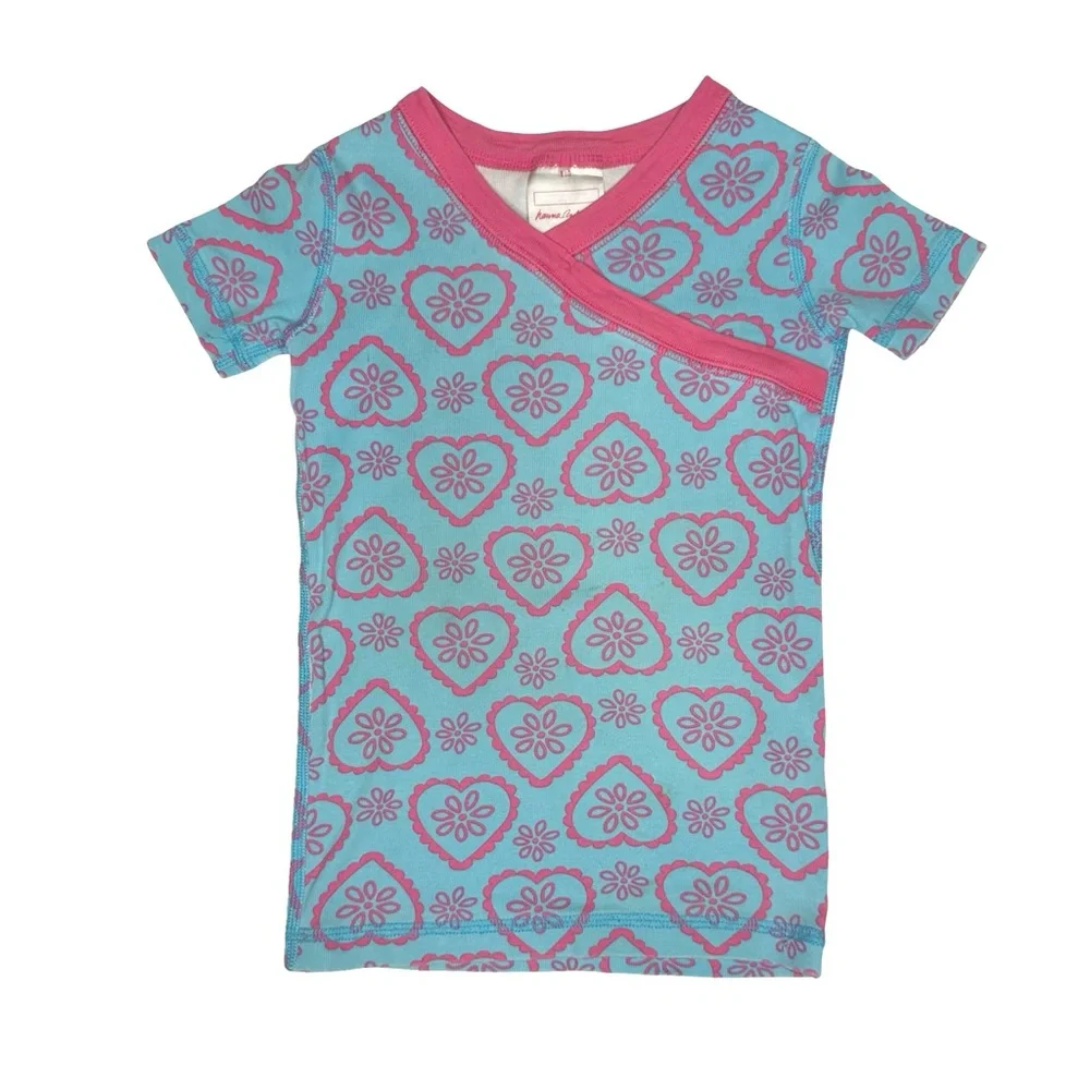 Hanna Andersson‎ Heart Short Johns Pajamas